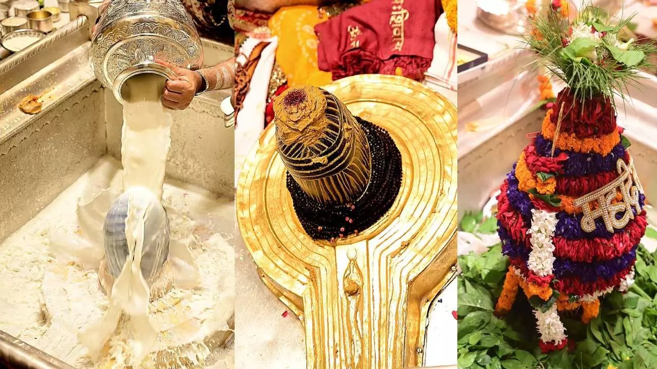 सावन के दूसरे सोमवार पर शिवालयों में उमड़ा आस्था का सैलाब, काशी विश्वनाथ में लंबी कतारें सावन के दूसरे सोमवार पर शिवालयों में उमड़ा आस्था का सैलाब, काशी विश्वनाथ में लंबी कतारें