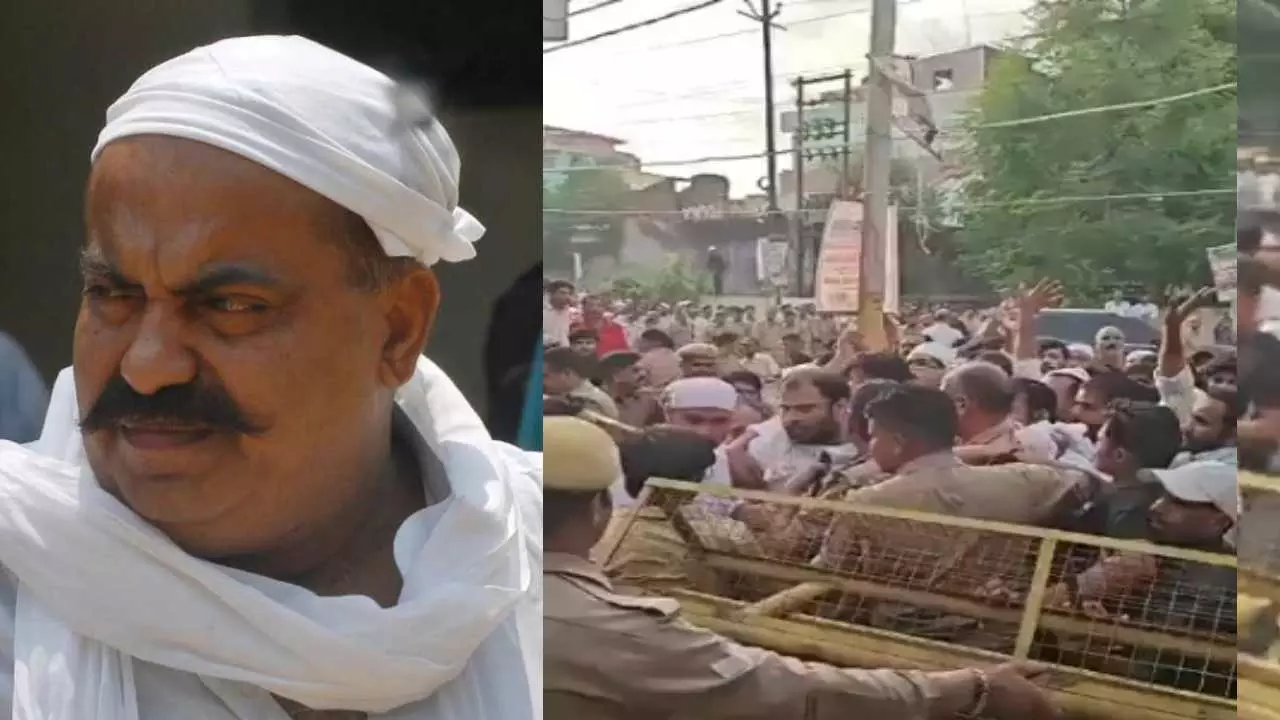 अतीक के समर्थकों ने दिखाया पहले जैसा रुतबा!  लखनऊ से प्रयागराज तक काफिले की दबंगई पर केस दर्ज