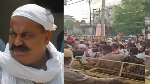 अतीक के समर्थकों ने दिखाया पहले जैसा रुतबा!  लखनऊ से प्रयागराज तक काफिले की दबंगई पर केस दर्ज