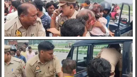 Kaushambi News: कौशाम्बी हादसे में पुलिस ने दिखाई इंसानियत, घायलों को पहुंचाया अस्पताल Kaushambi News: कौशाम्बी हादसे में पुलिस ने दिखाई इंसानियत, घायलों को पहुंचाया अस्पताल