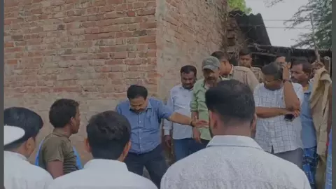 SDM inspects flood problem in Kokhraj Upper Har SDM inspects flood problem in Kokhraj Upper Har