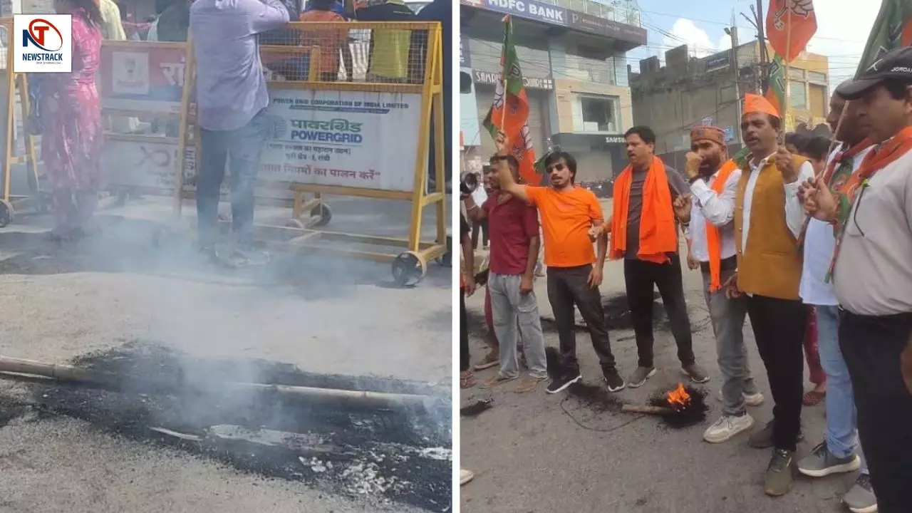 Jharkhand Bandh Protest Jharkhand Bandh Protest