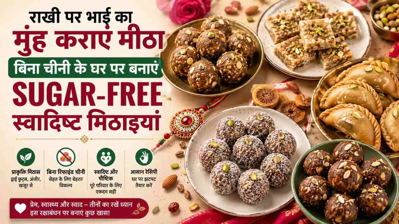 Sugar-Free Sweets: Easy Homemade Recipes for Raksha Bandhan Sugar-Free Sweets: Easy Homemade Recipes for Raksha Bandhan