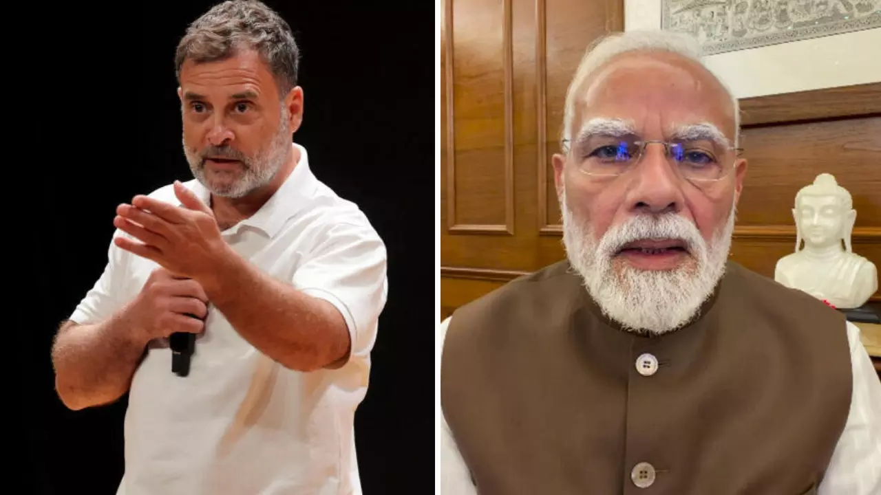 मोदी की रातों की नींद उड़ गई... राहुल गांधी का सबसे बड़ा सियासी वार! BJP-RSS से अमित शाह तक...जमकर बरसे मोदी की रातों की नींद उड़ गई... राहुल गांधी का सबसे बड़ा सियासी वार! BJP-RSS से अमित शाह तक...जमकर बरसे