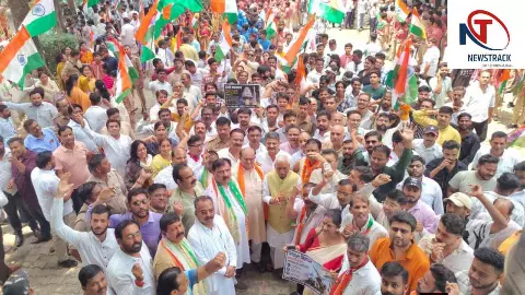 Moradabad News: मुरादाबाद में भाजपा की भव्य तिरंगा यात्रा, 16 मंडलों में गूंजा देशभक्ति का जयघोष