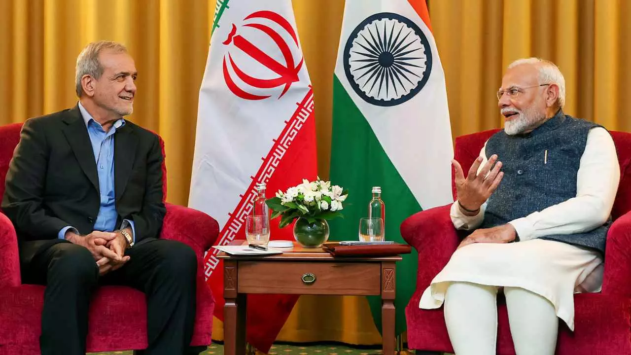 भारत आ रहे ईरान के राष्ट्रपति मसूद पेजेशकियन,सितंबर में BRICS Summit में लेंगे हिस्सा भारत आ रहे ईरान के राष्ट्रपति मसूद पेजेशकियन,सितंबर में BRICS Summit में लेंगे हिस्सा