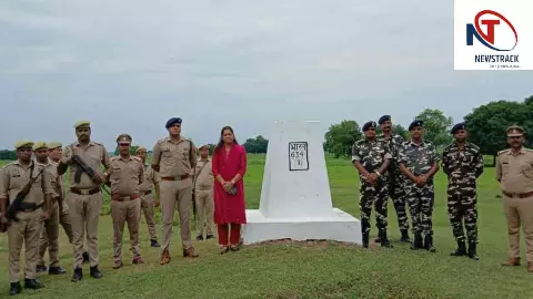 स्वतंत्रता दिवस से पहले भारत-नेपाल सीमा पर सुरक्षा कड़ी, डीएम-एसपी ने सुईया बॉर्डर का किया निरीक्षण