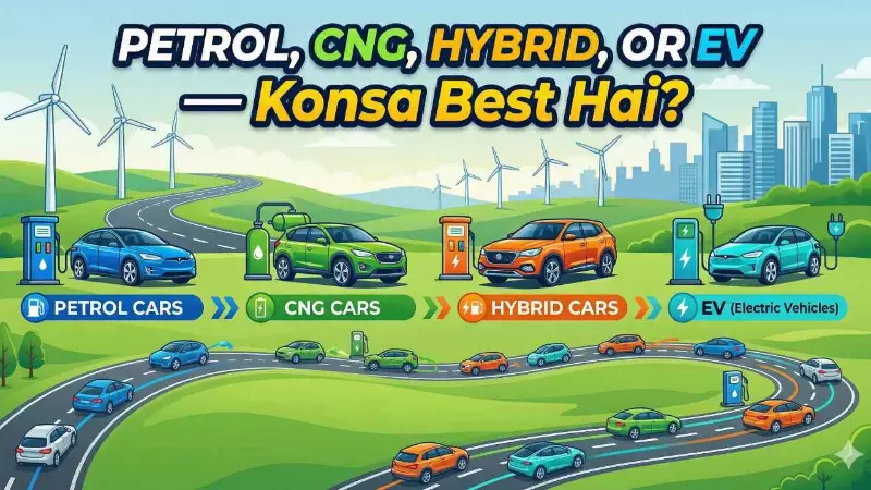 CNG vs Hybrid vs EV: Which Car Offers the Best Savings?