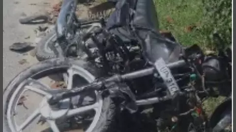 Tragic accident on Palia-Dudhwa road