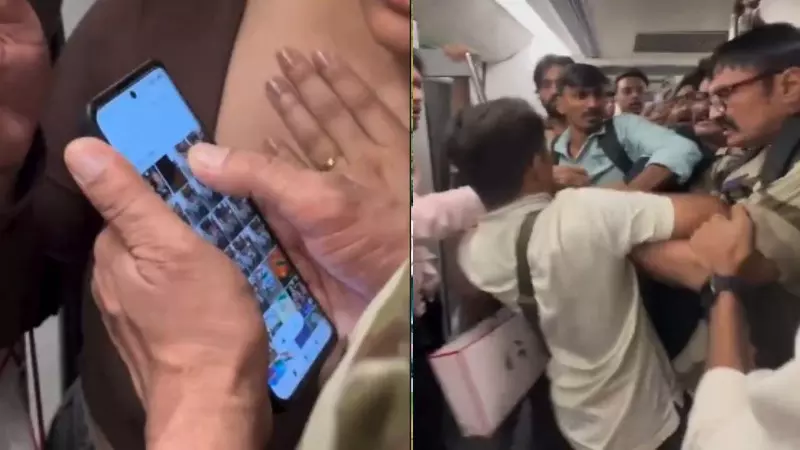 Delhi Metro में CISF जवान ने महिला की फोटो खींची? यात्रियों पर पिस्टल तानने का आरोप, Video Viral