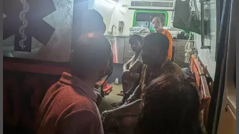 injured in DJ car collision on Mirgunj Highway