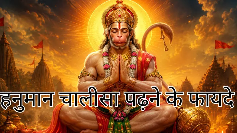 Hanuman Chalisa Path ke Fayde: हनुमान चालीसा का पाठ क्यों करें? जानें संकट, भय और शनि दोष के फायदे Hanuman Chalisa Path ke Fayde: हनुमान चालीसा का पाठ क्यों करें? जानें संकट, भय और शनि दोष के फायदे