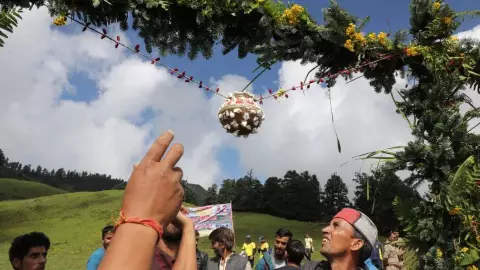 Butter Festival 2026: Milk and Butter Holi at 11,000 Feet in Dayara Bugyal