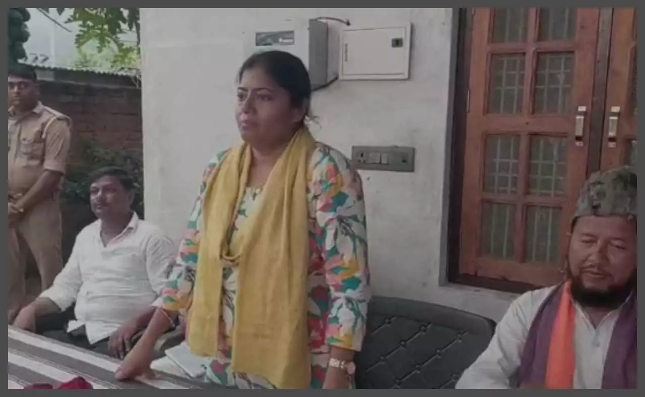 Pallavi Patel arrives in Rae Bareli on two-day visit