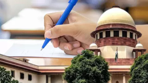 4 लेयर की जांच, CISF-CCTV की निगरानी...सेंध लगाना है मुश्किल, SC में केंद्र ने बताया कैसे सुरक्षित होगा NEET एग्जाम 4 लेयर की जांच, CISF-CCTV की निगरानी...सेंध लगाना है मुश्किल, SC में केंद्र ने बताया कैसे सुरक्षित होगा NEET एग्जाम