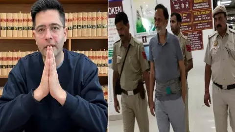 सत्येंद्र जैन पर शिकंजा कसते ही क्यों घिर गए राघव चड्ढा? 4 साल पुराने ट्वीट्स को AAP ने बनाया हथियार, भयंकर बवाल सत्येंद्र जैन पर शिकंजा कसते ही क्यों घिर गए राघव चड्ढा? 4 साल पुराने ट्वीट्स को AAP ने बनाया हथियार, भयंकर बवाल