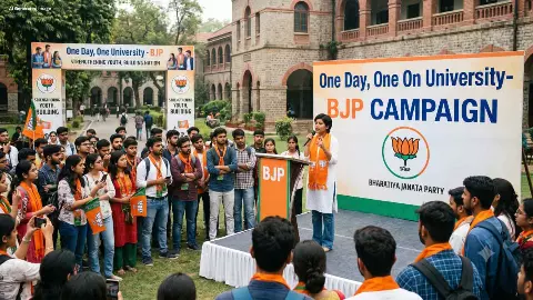 One Day, One University योजना क्या है, जिसके जरिए Gen-Z को लुभाने में लगी BJP? One Day, One University योजना क्या है, जिसके जरिए Gen-Z को लुभाने में लगी BJP?