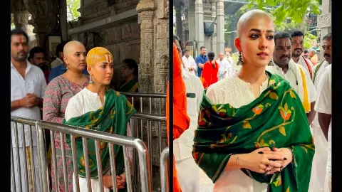 Toxic की रिलीज से पहले नयनतारा ने मुंडवाया सिर? गंजे लुक में वायरल हुईं तस्वीरें