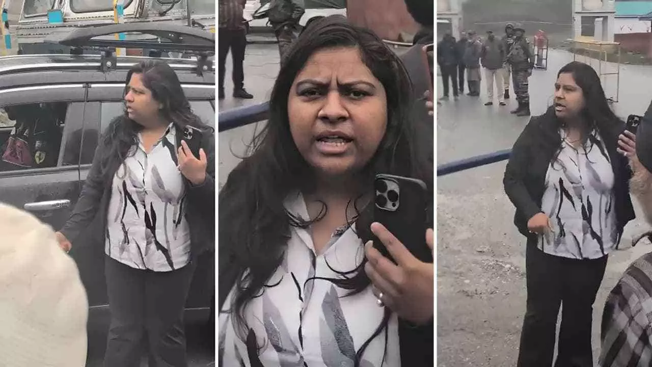 लद्दाख में हम Gen-Z हैं... का रौब दिखाना महिला को पड़ा भारी! सोशल मीडिया यूजर्स ने जमकर लगाई लताड़, वीडियो वायरल लद्दाख में हम Gen-Z हैं... का रौब दिखाना महिला को पड़ा भारी! सोशल मीडिया यूजर्स ने जमकर लगाई लताड़, वीडियो वायरल