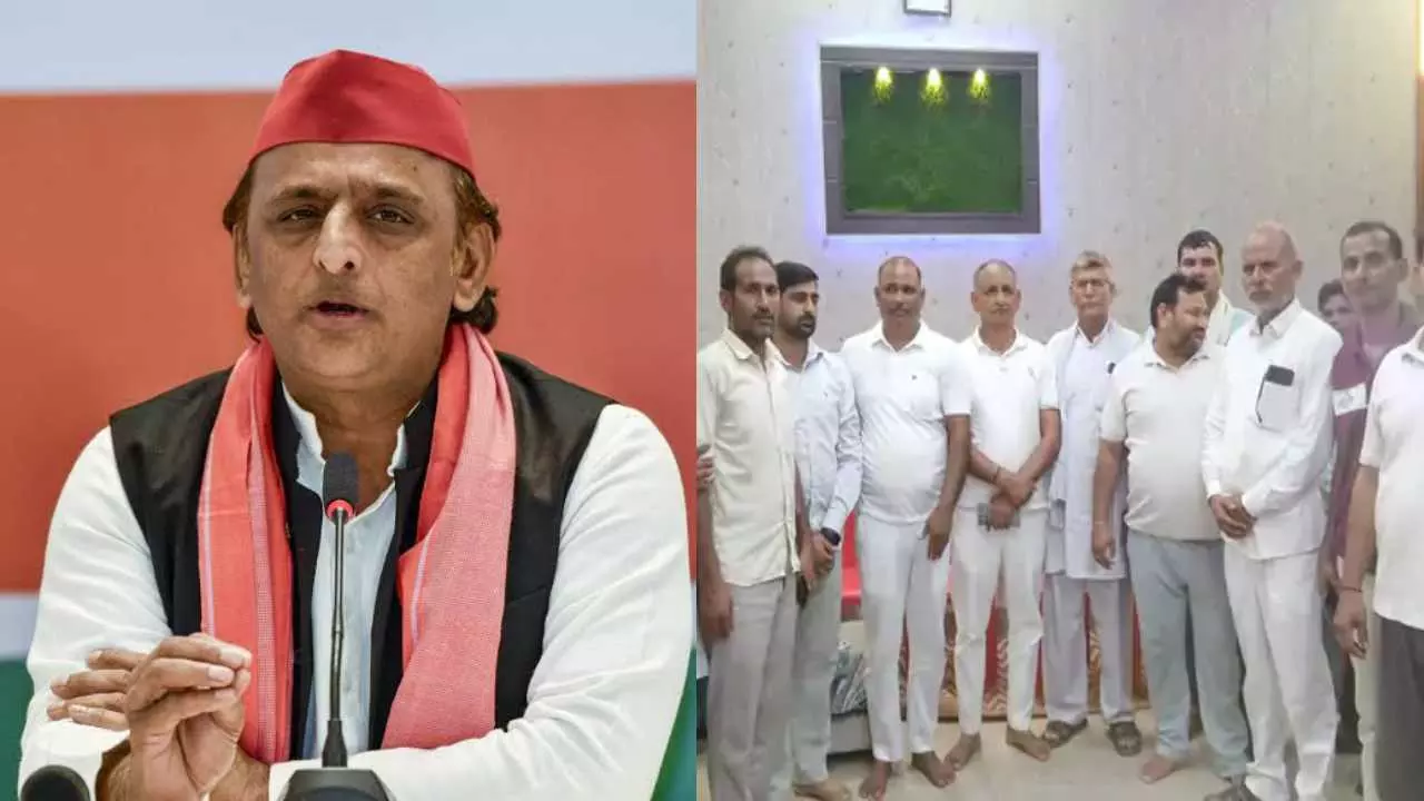 अखिलेश यादव के चवन्नी बयान पर गरमाई सियासत, जयंत चौधरी का पलटवार; नंदगांव में RLD समर्थकों का फूटा गुस्सा अखिलेश यादव के चवन्नी बयान पर गरमाई सियासत, जयंत चौधरी का पलटवार; नंदगांव में RLD समर्थकों का फूटा गुस्सा