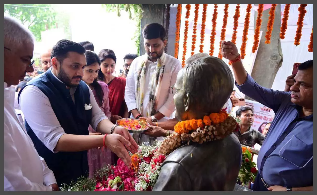 Bicycles distributed at Janakalyan Shivir on 7th death anniversary of Akhilesh Singh