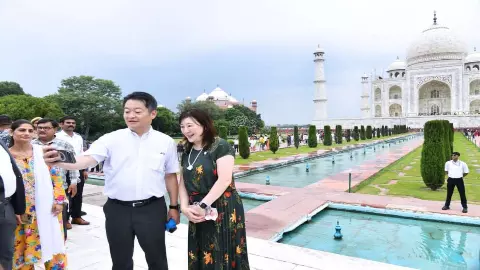 Japanese Delegation in Agra