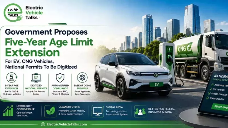Green Commercial Vehicles: Government Proposes 5-Year Age Extension