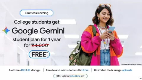 Google AI Plus Student Offer: Get 1 Year Free, Save ₹4,788 as a Student
