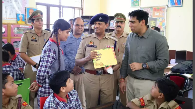 Initiative to connect children with paper-pen in Hathras, inspired writing Initiative to connect children with paper-pen in Hathras, inspired writing
