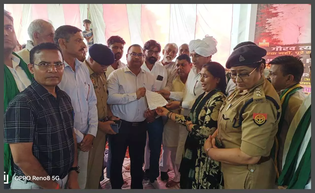 Mahapanchayat ultimatum of action on Gaurav murder case till Monday