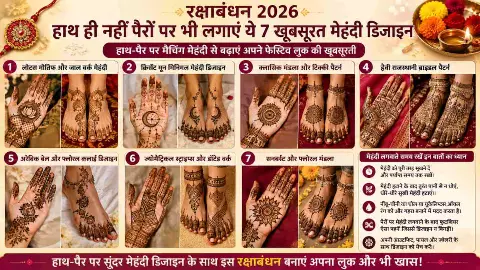 Rakhi Mehndi Designs: 7 Trending Mehndi Ideas for Hands and Feet Rakhi Mehndi Designs: 7 Trending Mehndi Ideas for Hands and Feet