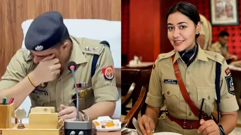 विदाई पर रो पड़े संभल SP KK Bishnoi, IPS पत्नी अंशिका वर्मा ने कही दिल की बात