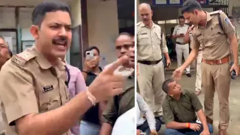 रीवा में BJP नेता और TI में भिड़ंत, ‘नौटंकी मत कर, FIR ठोक दूंगा’ का VIDEO वायरल रीवा में BJP नेता और TI में भिड़ंत, ‘नौटंकी मत कर, FIR ठोक दूंगा’ का VIDEO वायरल