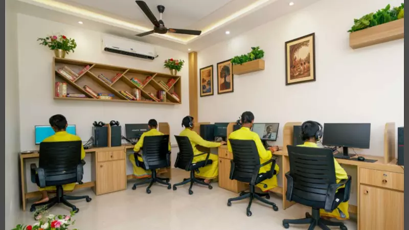 Digital knowledge with rituals: Adani Foundati sets up modern computer lab at Ayodhya Gurukul