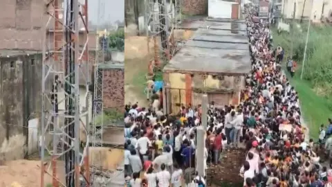 रेप केस में जेल भिजवाया, फिर उसी से शादी की जिद! टावर पर चढ़ी नाबालिग युवती, लगा जमावड़ा