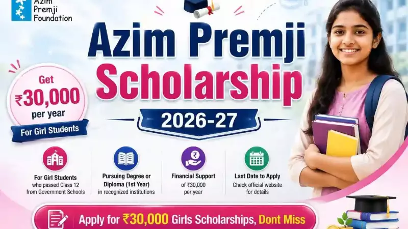 Azim Premji Scholarship: Delhi Girls Can Get ₹30,000 Every Year, Check Eligibility