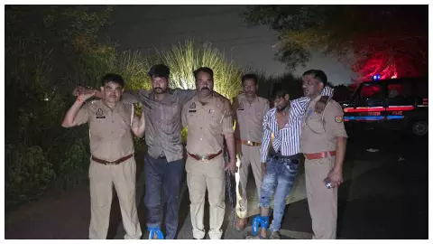 कानपुर देहात में पुलिस एनकाउंटर: गोकशी के 2 आरोपी गोली लगने से घायल, 3 गिरफ्तार
