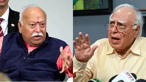 ‘विदेश में समझदारी की बातें, घर में चुप्पी..., मोहन भागवत पर कपिल सिब्बल का बड़ा हमला