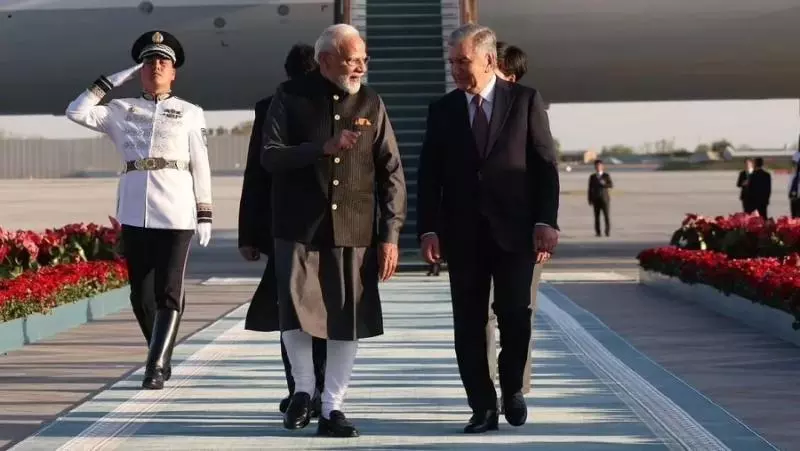 PM Modi in Uzbekistan