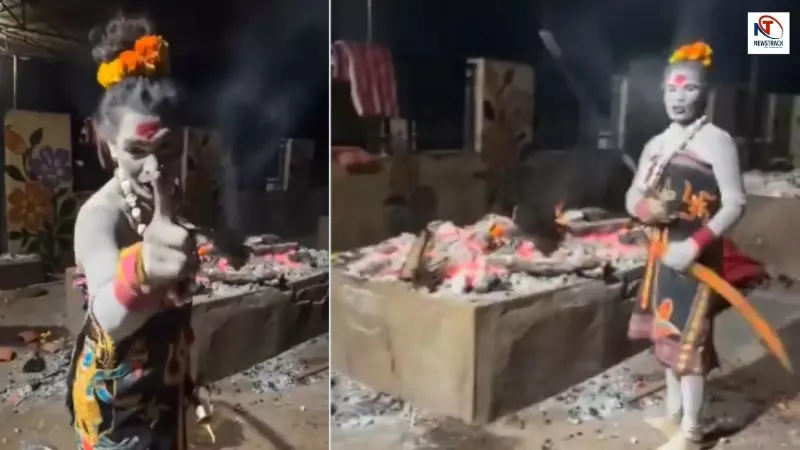 Ujjain Cremation Ground Video | Woman’s Alleged Act Near Burning Pyre Sparks Outrage Ujjain Cremation Ground Video | Woman’s Alleged Act Near Burning Pyre Sparks Outrage