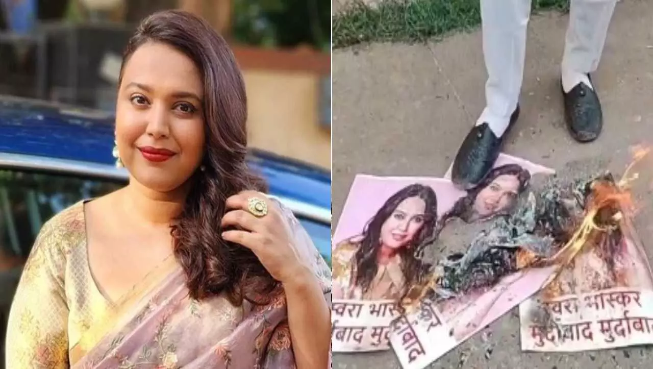 स्वरा भास्कर की ‘जुबान काटने’ पर 1.51 लाख के इनाम का ऐलान, आगरा में भारी विरोध
