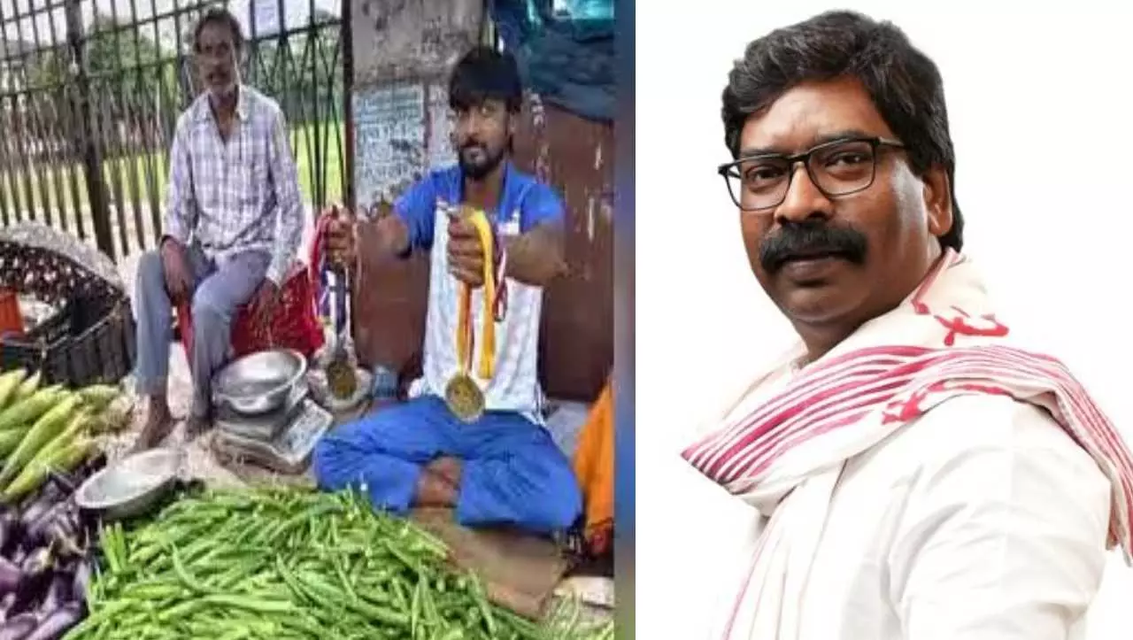 भारत के लिए 4 गोल्ड जीतने वाला खिलाड़ी रांची में बेच रहा सब्जी, CM हेमंत सोरेन ने दिया मदद का भरोसा भारत के लिए 4 गोल्ड जीतने वाला खिलाड़ी रांची में बेच रहा सब्जी, CM हेमंत सोरेन ने दिया मदद का भरोसा