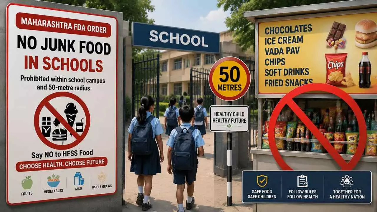 FSSAI HFSS Food Rules: What Does the 50-Metre School Food Rule Really Mean? FSSAI HFSS Food Rules: What Does the 50-Metre School Food Rule Really Mean?