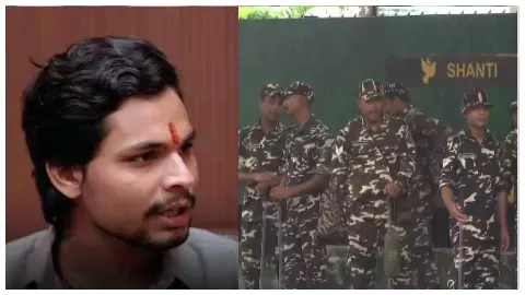 स्वतंत्र भारद्वाज के समर्थन में उतरा हिंदू रक्षा दल, पार्लियामेंट स्ट्रीट थाने के बाहर प्रदर्शन; FIR को बताया गलत स्वतंत्र भारद्वाज के समर्थन में उतरा हिंदू रक्षा दल, पार्लियामेंट स्ट्रीट थाने के बाहर प्रदर्शन; FIR को बताया गलत