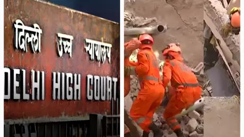 Satya Niketan building collapse