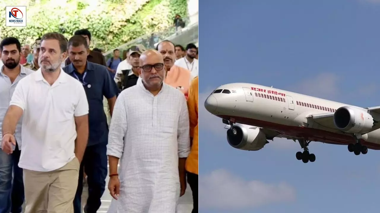 Rahul Gandhi’s Air India Flight Makes Go-Around Before Safe Landing in Lucknow