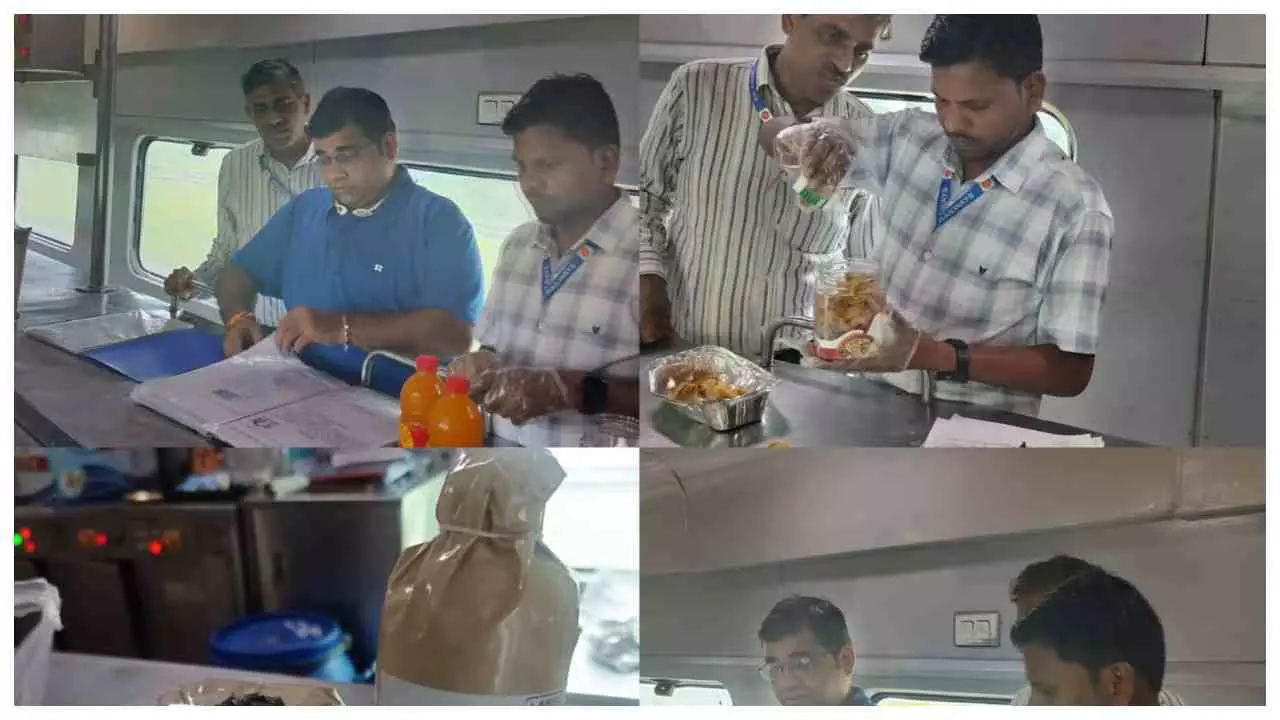 Hardoi News: पंजाब मेल की पेंट्रीकार में छापेमारी, समोसे समेत खाद्य पदार्थों के नमूने लिए Hardoi News: पंजाब मेल की पेंट्रीकार में छापेमारी, समोसे समेत खाद्य पदार्थों के नमूने लिए