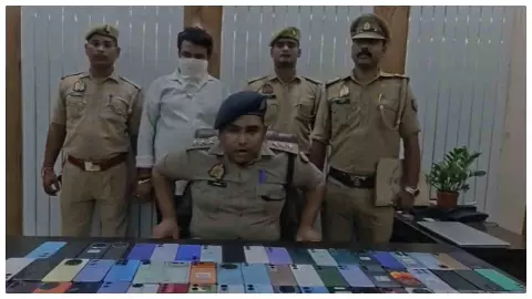 Kushinagar News:  60 चोरी के मोबाइल के साथ शातिर गिरफ्तार, यूपी से चोरी कर बिहार में बेचता था