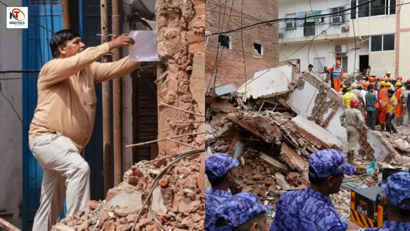 Satya Niketan Building Collapse | MCD Surveys 1100 PGs | Demolition Action Against 24 Properties Satya Niketan Building Collapse | MCD Surveys 1100 PGs | Demolition Action Against 24 Properties
