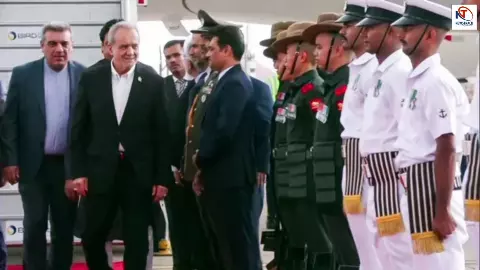 Iran President Masoud Pezeshkian Reaches Delhi for BRICS Summit Iran President Masoud Pezeshkian Reaches Delhi for BRICS Summit